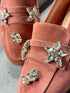 DOHA Hakiki Süet Pudra Loafer